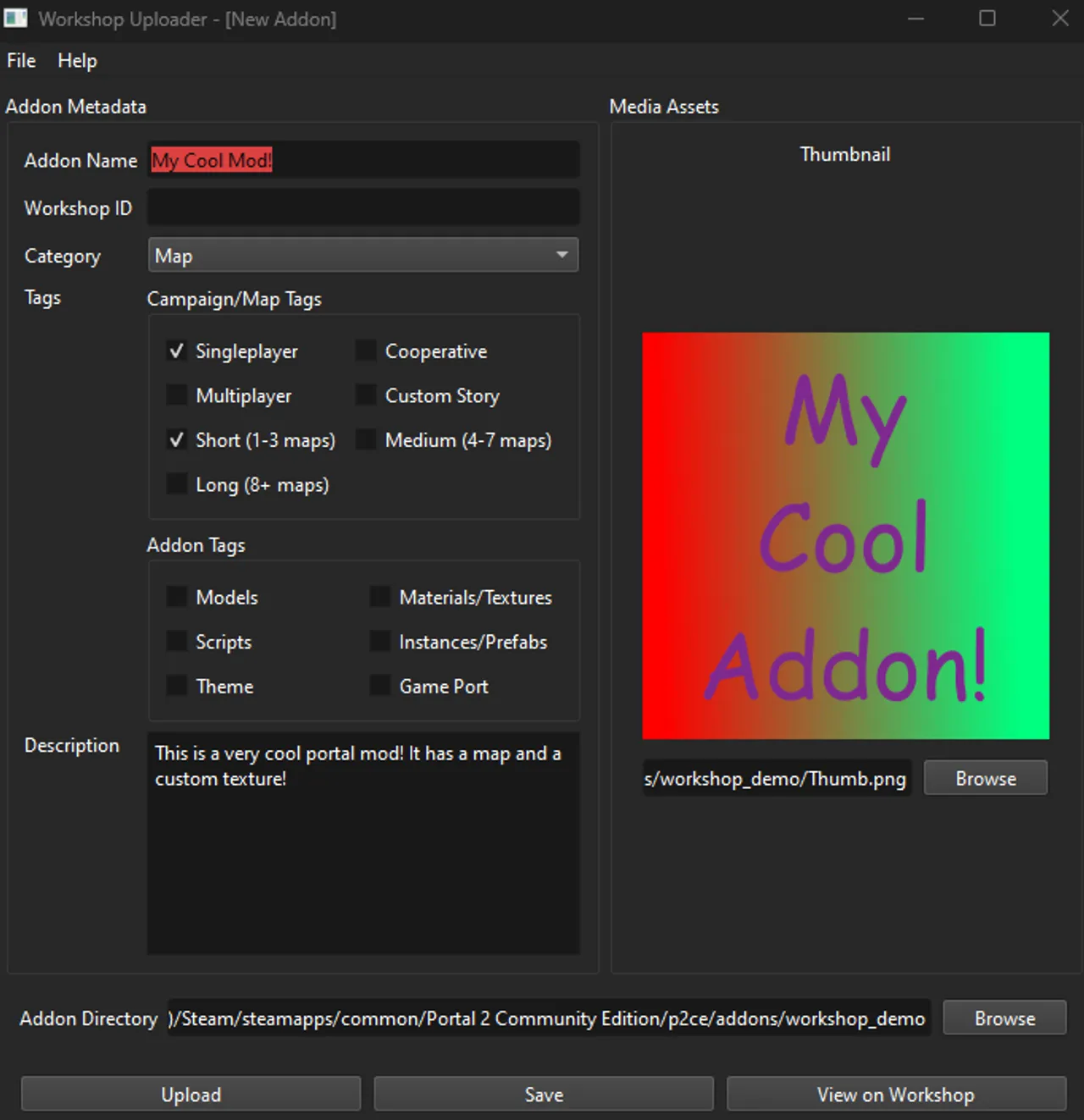 Filled WOrkshop GUI Filled WOrkshop GUI
